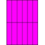 Etykiety A4 kolorowe 35x148 – różowe