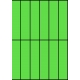Etykiety A4 kolorowe 35x148 – zielone