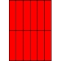 Etykiety A4 kolorowe 35x148 – czerwone fluorescencyjne