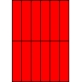 Etykiety A4 kolorowe 35x148 – czerwone fluorescencyjne