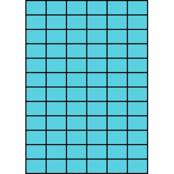 Etykiety A4 kolorowe 35x24,75 – niebieskie