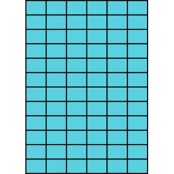 Etykiety A4 kolorowe 35x24,75 – niebieskie