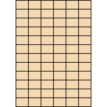 Etykiety A4 kolorowe 35x24,75 mm – beżowe
