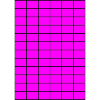 Etykiety A4 kolorowe 35x24,75 – różowe