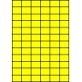 Etykiety A4 kolorowe 35x24,75 – żółte