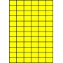 Etykiety A4 kolorowe 35x24,75 – żółte