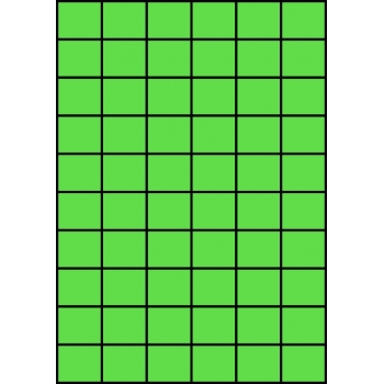Etykiety A4 kolorowe 35x29,7 – zielone