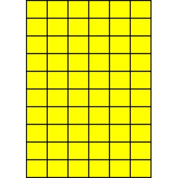 Etykiety A4 kolorowe 35x29,7 – żółte fluorescencyjne