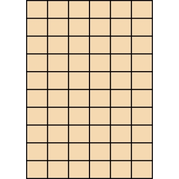 Etykiety A4 kolorowe 35x29,7 mm – beżowe