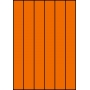 Etykiety A4 kolorowe 35x297 – pomarańczowe
