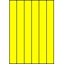 Etykiety A4 kolorowe 35x297 – żółte fluorescencyjne