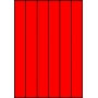 Etykiety A4 kolorowe 35x297 – czerwone fluorescencyjne