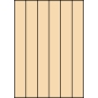 Etykiety A4 kolorowe 35x297mm – beżowe