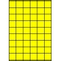 Etykiety A4 kolorowe 35x32 – żółte fluorescencyjne