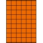 Etykiety A4 kolorowe 35x32 – pomarańczowe