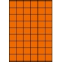 Etykiety A4 kolorowe 35x32 – pomarańczowe