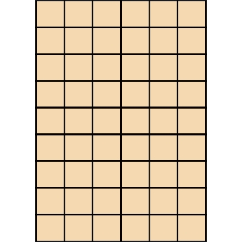 Etykiety A4 kolorowe 35x33 mm – beżowe