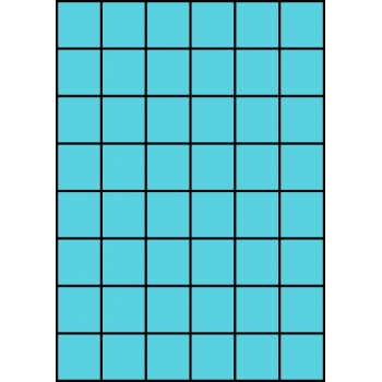 Etykiety A4 kolorowe 35x37 – niebieskie