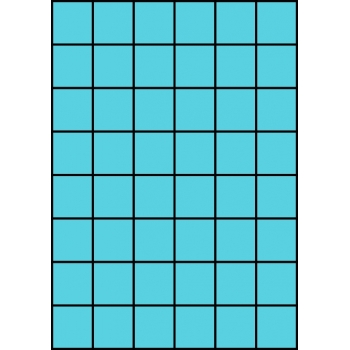 Etykiety A4 kolorowe 35x37 – niebieskie