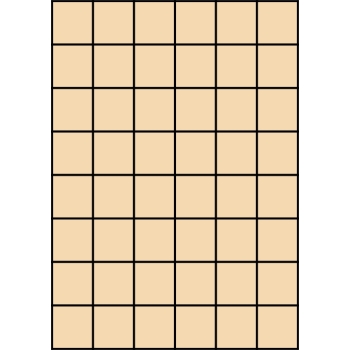Etykiety A4 kolorowe 35x37 mm – beżowe