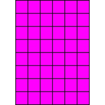 Etykiety A4 kolorowe 35x37 – różowe
