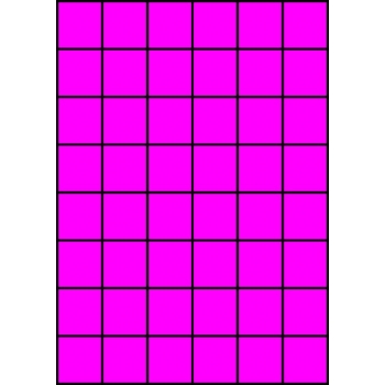 Etykiety A4 kolorowe 35x37 – różowe