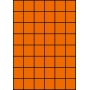 Etykiety A4 kolorowe 35x37 – pomarańczowe