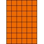Etykiety A4 kolorowe 35x37 – pomarańczowe