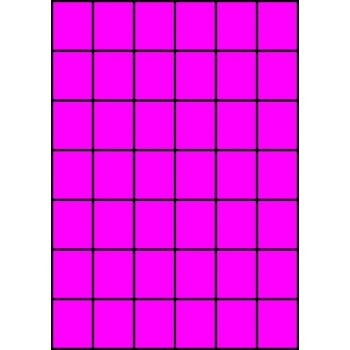 Etykiety A4 kolorowe 35x42,42 – różowe