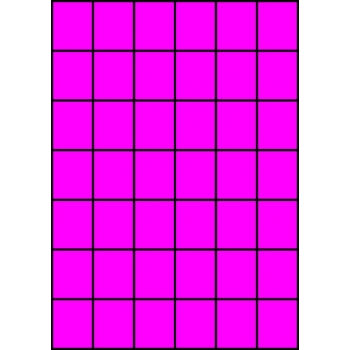 Etykiety A4 kolorowe 35x42,42 – różowe