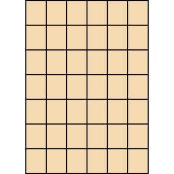 Etykiety A4 kolorowe 35x42,4 mm – beżowe