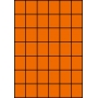 Etykiety A4 kolorowe 35x42,42 – pomarańczowe