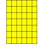 Etykiety A4 kolorowe 35x42,42 – żółte fluorescencyjne
