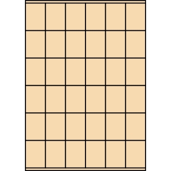 Etykiety A4 kolorowe 35x48mm – beżowe