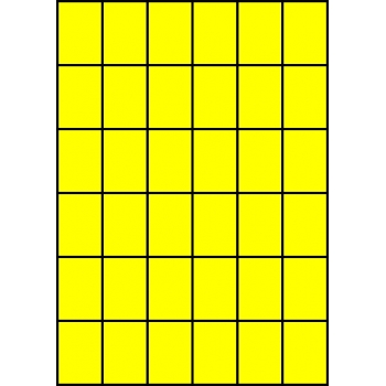 Etykiety A4 kolorowe 35x49,5 – żółte