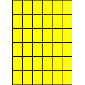 Etykiety A4 kolorowe 35x49,5 – żółte