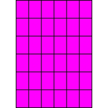 Etykiety A4 kolorowe 35x49,5 – różowe