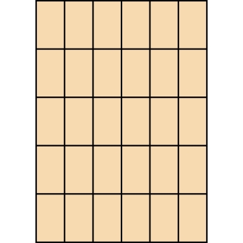 Etykiety A4 kolorowe 35x59,4mm – beżowe
