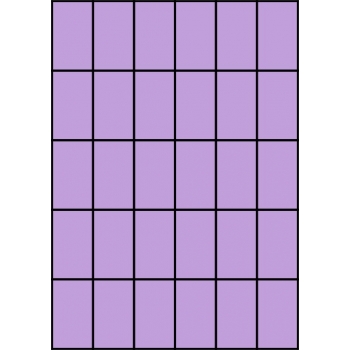 Etykiety A4 kolorowe 35x59,4 – fioletowe