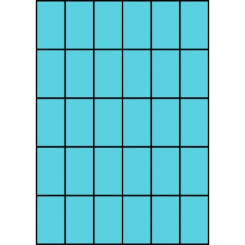 Etykiety A4 kolorowe 35x59,4 – niebieskie