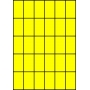 Etykiety A4 kolorowe 35x59,4 – żółte fluorescencyjne