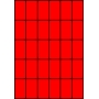 Etykiety A4 kolorowe 35x59,4 – czerwone fluorescencyjne