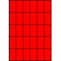 Etykiety A4 kolorowe 35x59,4 – czerwone fluorescencyjne