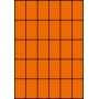 Etykiety A4 kolorowe 35x59,4 – pomarańczowe