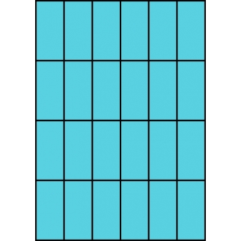 Etykiety A4 kolorowe 35x74 – niebieskie