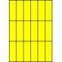 Etykiety A4 kolorowe 35x99 – żółte