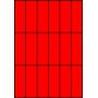Etykiety A4 kolorowe 35x99 – czerwone fluorescencyjne