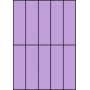 Etykiety A4 kolorowe 42x148 – fioletowe