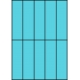 Etykiety A4 kolorowe 42x148 – niebieskie
