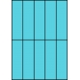 Etykiety A4 kolorowe 42x148 – niebieskie